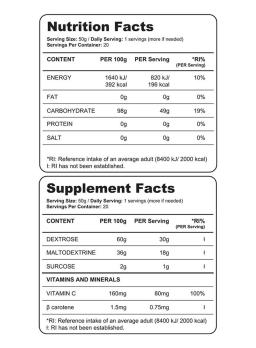 Body Fuel 1000g - jagoda 2